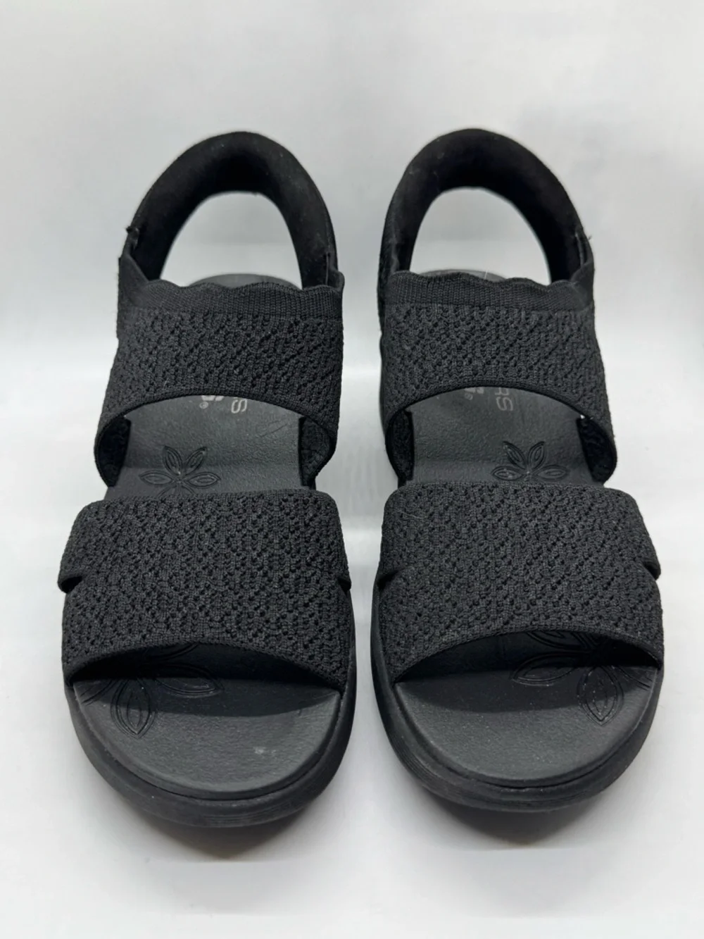 Skechers Slip-ins_Pier Lite Flex Washable Sandals in Black Size 8 - Picture 3 of 10